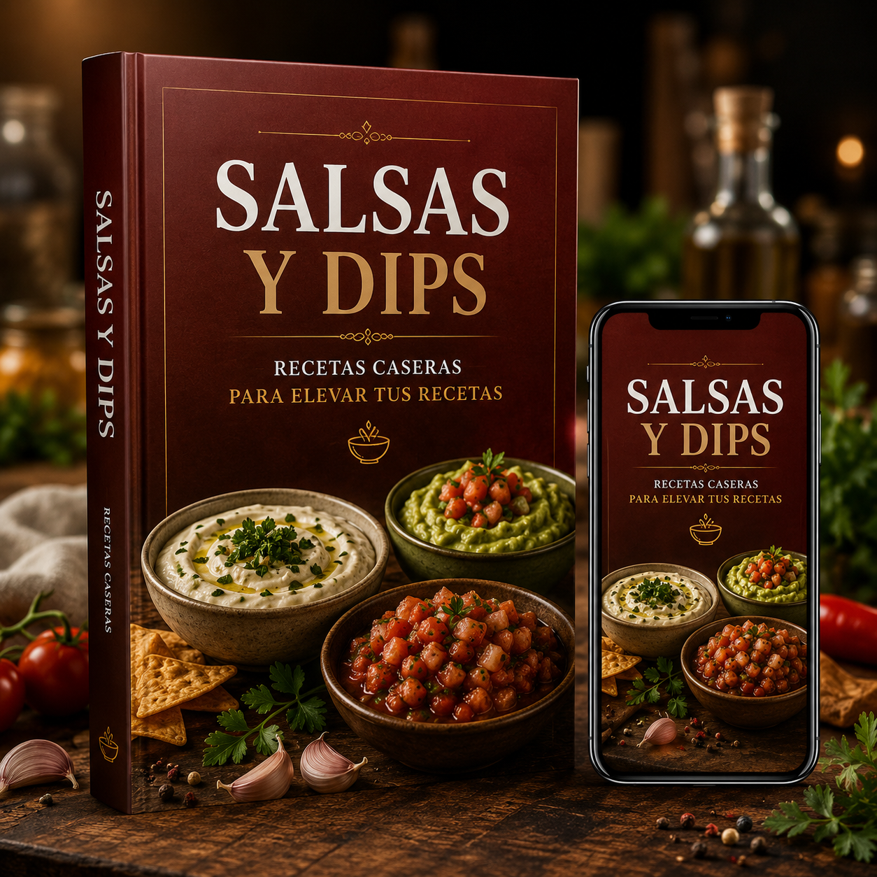 Salsas y Dips - Recetas Caseras para Elevar tus Picadas