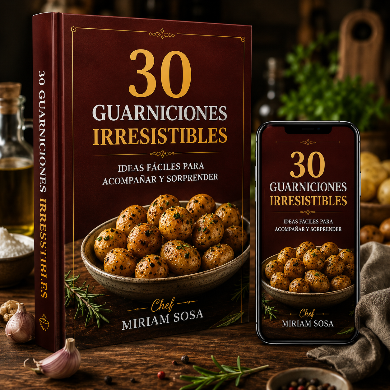 30 Guarniciones Irresistibles - "Ideas Fáciles para Acompañar y Sorprender"